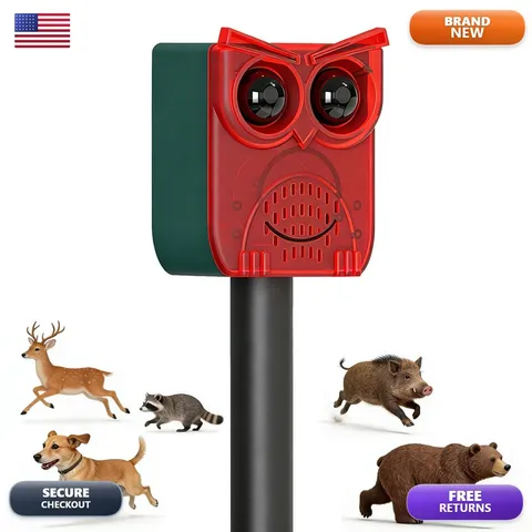 ChunHee SL24 Solar Motion Alarm 129dB IP65 for Deer Coyote Raccoons Bears