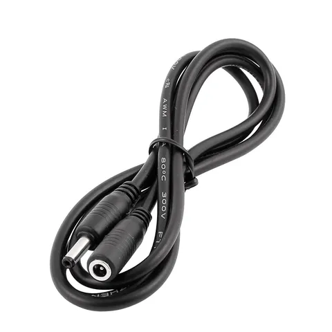 1 Meter 3.2ft DC M/F 3.5 x 1.35mm Cable Extension Adaptor For CCTV Camera