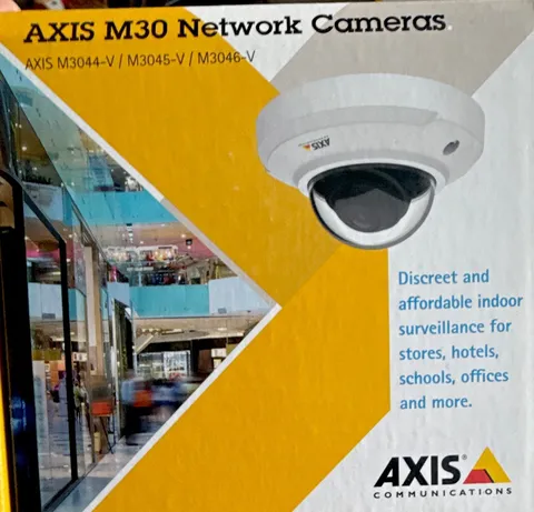 Axis M3046-V IP Dome Camera 2.4mm PoE microSD 2688x1520 Indoor White
