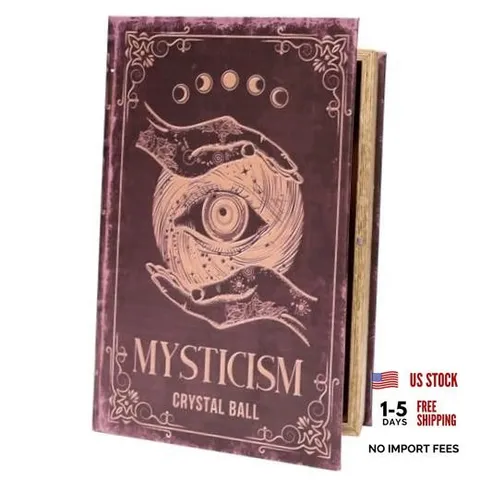 Decorative Book Box with Embossed Design Fake Book Storage Box | Secret L/EYE
