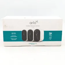 Arlo Essential XL 3rd Gen Outdoor Security Camera 3-Pack (VMC3382-100NAS)
