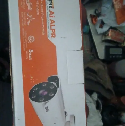 MegaPix Ai ALPR AI 5MP IP Bullet Camera Night Vision Outdoor White