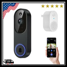 Ring Video Doorbell 1080p HD Camera WI-FI Night Vision Motion Detection Wireless