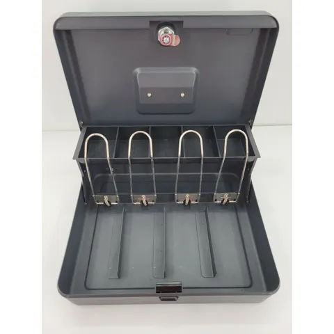 Steelmaster Heavy Duty Security Cash Box Money Case No Key