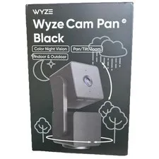 Wyze Cam Pan V3 1080p Indoor/Outdoor Wi-Fi Pan Tilt Zoom Smart Camera NEW BLACK