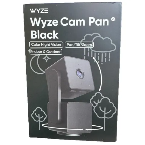 Wyze Cam Pan V3 1080p Indoor/Outdoor Wi-Fi Pan Tilt Zoom Smart Camera NEW BLACK