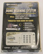 Reliance Phone Alert Home Warning System THP201 Home Monitoring System Call