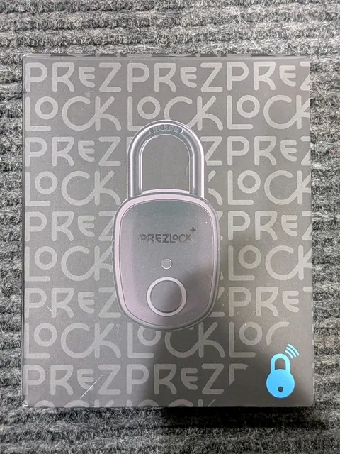 PREZLOCK Pebble Plus Smart Fingerprint Padlock Model EL-06