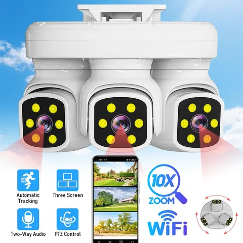 6MP WIFI Security Cameras 1080P Night Vision Video Supermarket Warehouse Factory