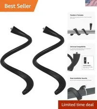 Versatile No-Drill Camera Mounts 2-Pack - Perfect for Ring, Blink, Wyze & More