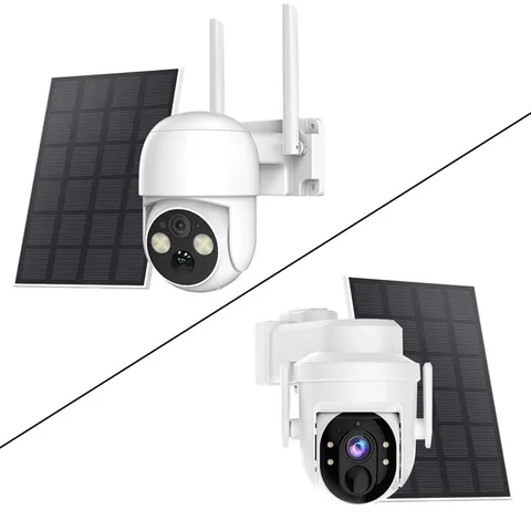 Outdoor Solar Battery Powered Camera Wireless 360 Pan/Tilt WiFi IP Camera 3/4MP