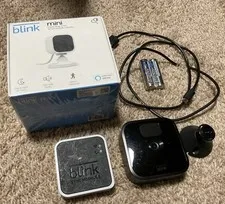 New Blink Mini Camera with Used And Tested Blink Sync Module 2 & Outdoor Camera