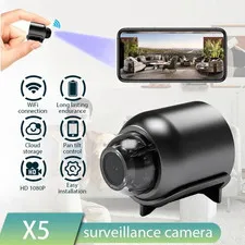 1080P Mini Wireless Security Camera Night Vision Portable Surveillance Device