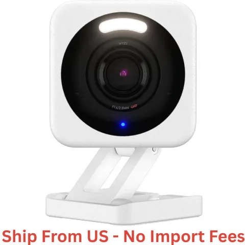 SALE! Wyze Cam v4 2.5K QHD Wi-Fi Indoor/Outdoor Smart Home Security Camera,White