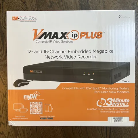 Digital Watchdog DWVP122T8P VMAX IP PLUS 8-Channel NVR with 2TB HDD