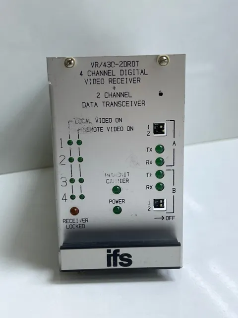 IFS GE VR7430-2DRDT 4Channel Digital Video Recorder + 2Channel Data Transceiver
