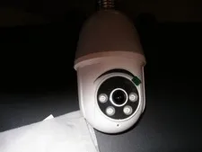 360° Panoramic WiFi IR IP E27 Light Bulb Camera 1080P HD Night Smart Home