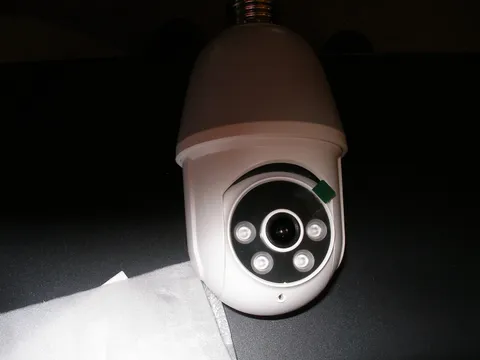 360° Panoramic WiFi IR IP E27 Light Bulb Camera 1080P HD Night Smart Home