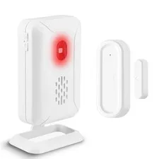 Door Alarms when Opened, GREENCYCLE Door Chimes when Door Opens with 4-Level Adj