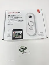 First Alert VX1 HD Video Doorbell W/Intelligent Event Detection - CAMW-WDB - NEW