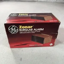 Vintage General Electric Zonar Burglar Alarm 8250-003 Brown Security Ireland