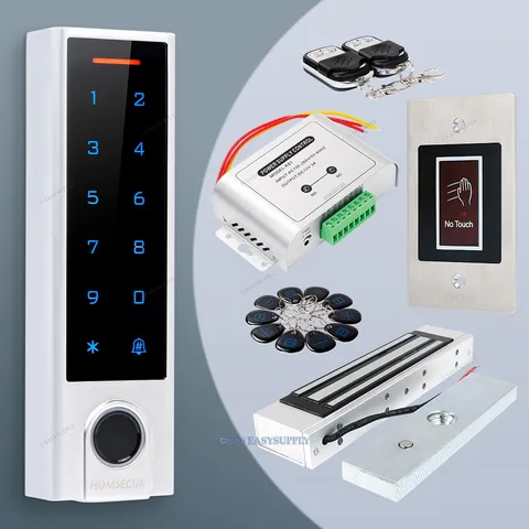 HOMSECUR IP66 APP WIFI RFID Access Control Set Waterproof 180KG Magnetic Lock