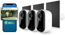 Arlo Essential Security Camera (3rd Gen - 2025 Release) 3 Cam + 3 Solar Panels +