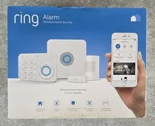 New Open Box Ring Wireless Alarm Security Kit 5-Piece (Gen 2) FREE US SHIPPING