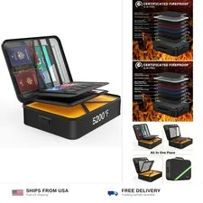 Noiposi Document Organizer with 5200℉ Heat Insulated,Waterproof and Fireproof...