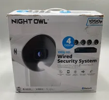 Night Owl 1080P HD Wired Security System BTD2 series 8 Channel DVR Good/W.Box