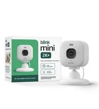Blink Mini 2K+ (newest model) – Plug-in Home & Pet Indoor Security Camera
