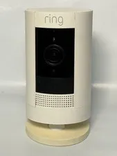 (M) Ring Stick Up Cam Battery 3rd Gen 5UM7E5 White Wireless Security Camera