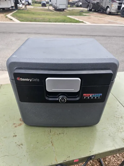 SentrySafe 1170 File Chest with Key Lock - Black, Large, Excellent Condition