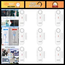 Wireless Door & Window Alarms for Home Security - 2-in-1 Alarm & Chime, 9 Pack