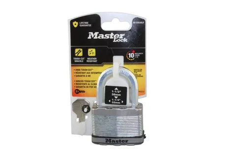 Master Lock M15XADLF 1-1/2" Tough-Cut Weather Resistant Padlock w/ 2 Keys New