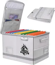 Fireproof Document Box with Lock, Portable Fireproof Document Bag Waterproof Fir