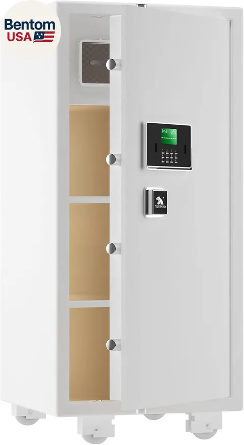 5.9 Cubic Feet Extra Large Heavy Duty Safe Box, Big Home Safe with Double Safety