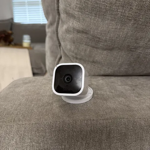 Blink Mini Indoor Home Plug-In HD Smart Security Single Camera 