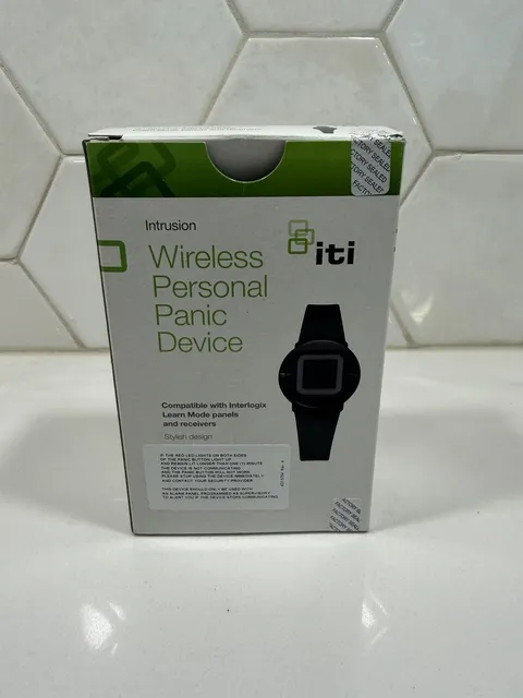 Interlogix GE Security TX-4200-01-1 Water Resistant Panic Device 319.5 MHz White