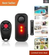 Ultra-Loud Wireless Door & Window Alarm with Remote & Emergency SOS