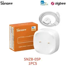 SNZB 05P Zigbee Water Leak Sensor IP67 Waterproof for Smart Home Remote Control 