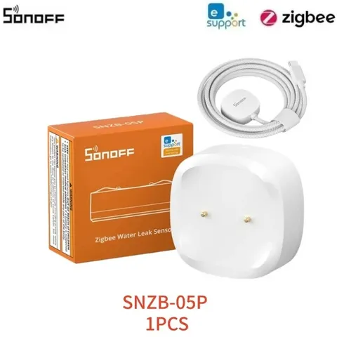 SNZB 05P Zigbee Water Leak Sensor IP67 Waterproof for Smart Home Remote Control 