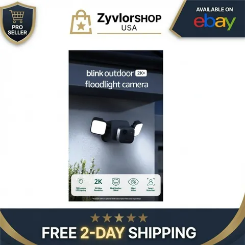 Blink Outdoor 2K+ Floodlight Camera - Wireless Smart Security System