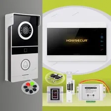 HOMSECUR HD Video Door Phone Call Intercom RFID Keyfobs Night Vision Door Unlock