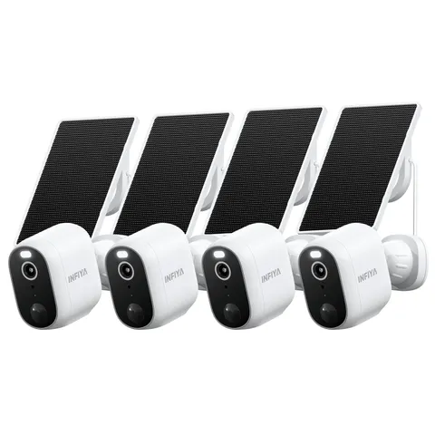 INFIYA 1-4 Pack Wireless Security Camera Smart Night Vision Outdoor WiFi Cameras