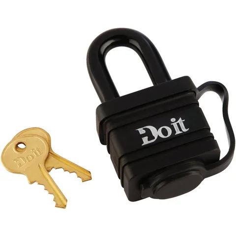 Do it 1-9/16 In. Covered Laminated Keyed Padlock 1804DDIB SIM Supply, Inc.