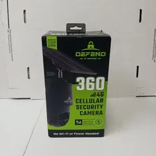 TACTACAM – Defend 360 Cellular Security Camera, 4K Photos, 1080p Video, Solar...