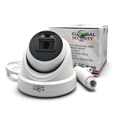 Sony IMX415 AI 4K 8MP IP Dome Camera Human Detection Dual Light GSS Elite