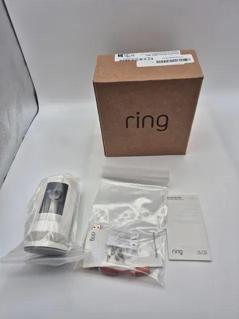 Ring Stick Up Cam (3rd) White Security Camera New Open Box