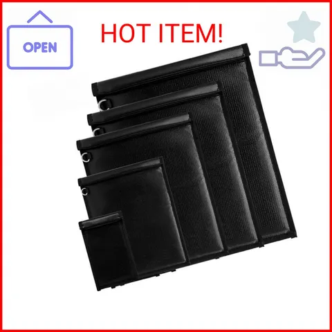 5 Pack Faraday Bags Emp Proof, Extra Large Faraday Bag Included, Suitable for Ph